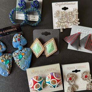 Lot of Deadstock Pierced Earrings